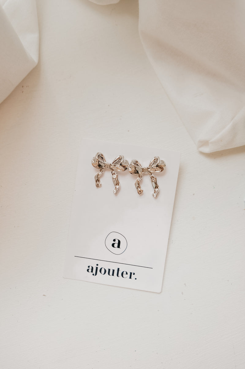 Mel Bow Silver Plated Earrings