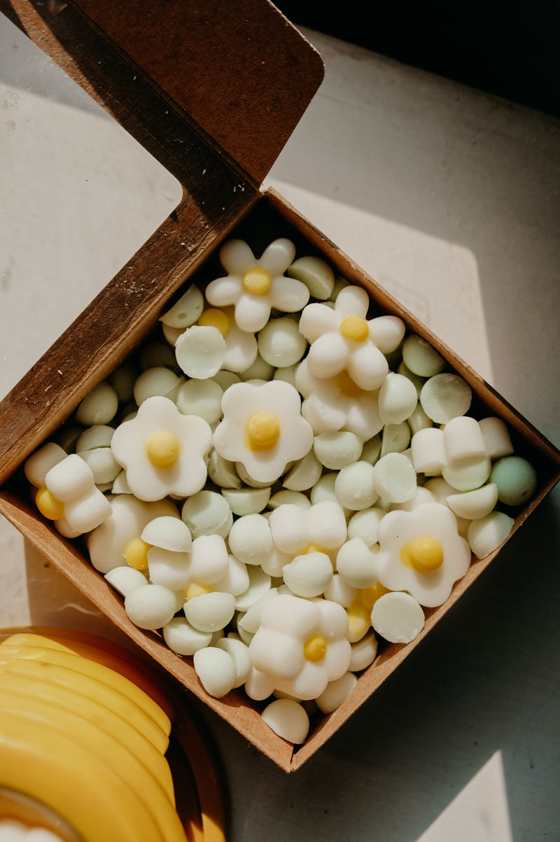 Flower Gold Shimmer Vanilla Sandalwood Wax Melts