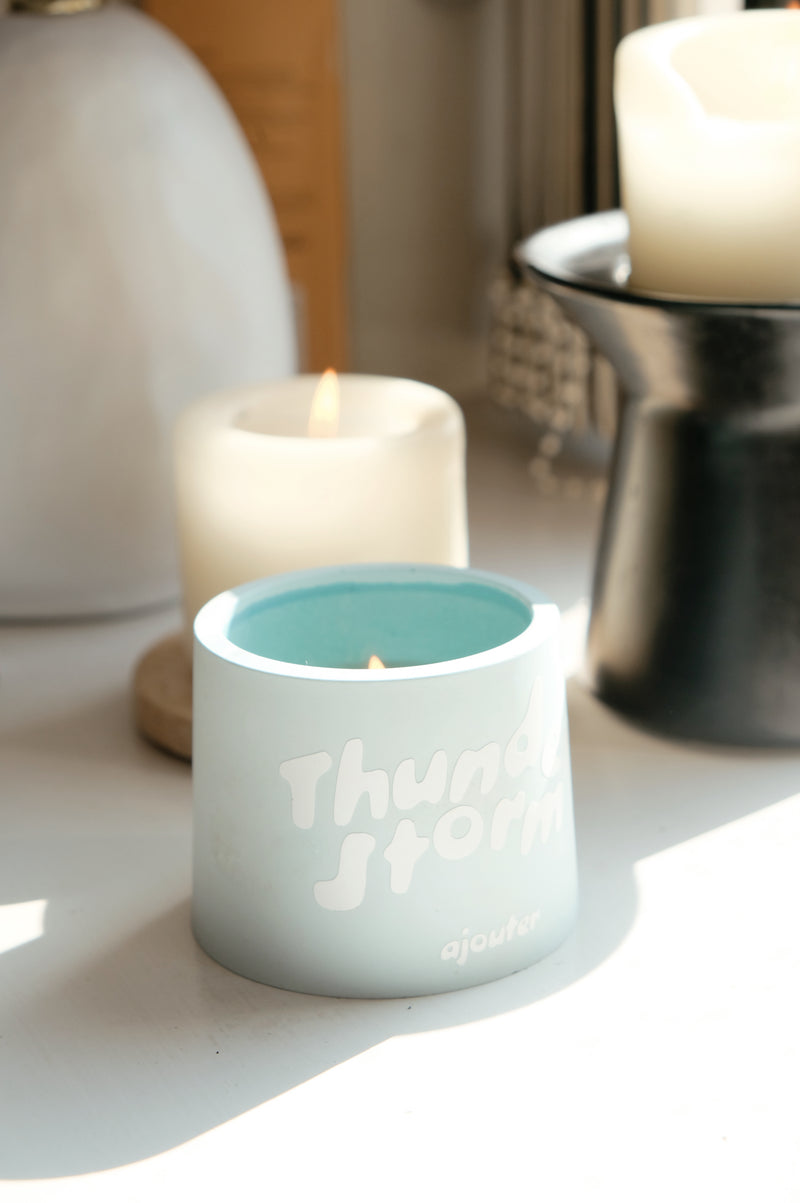 Thunder Storm Rain Soy Wax Candle