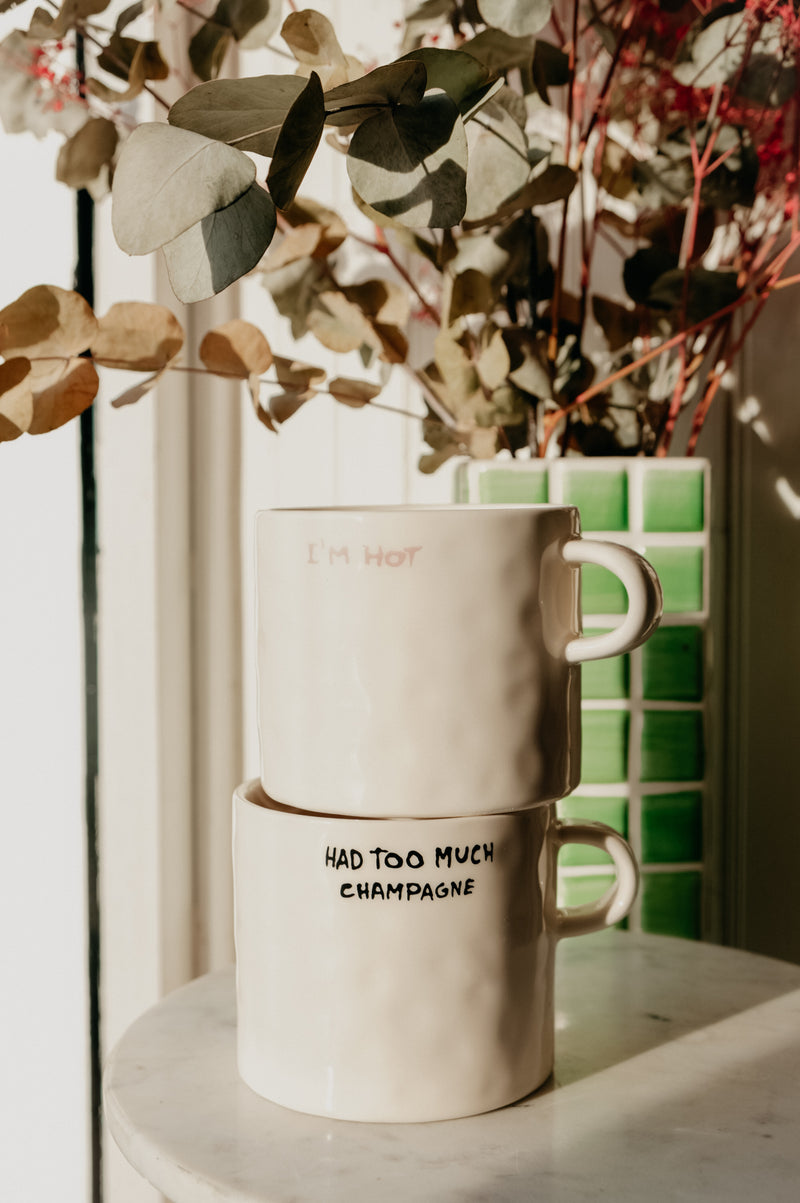 Row Im Hot Ceramic Coffee Mug