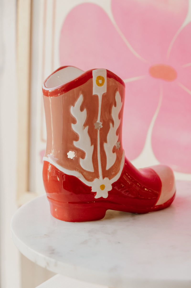Cowboy Boot Ceramic Wax Melt Burner