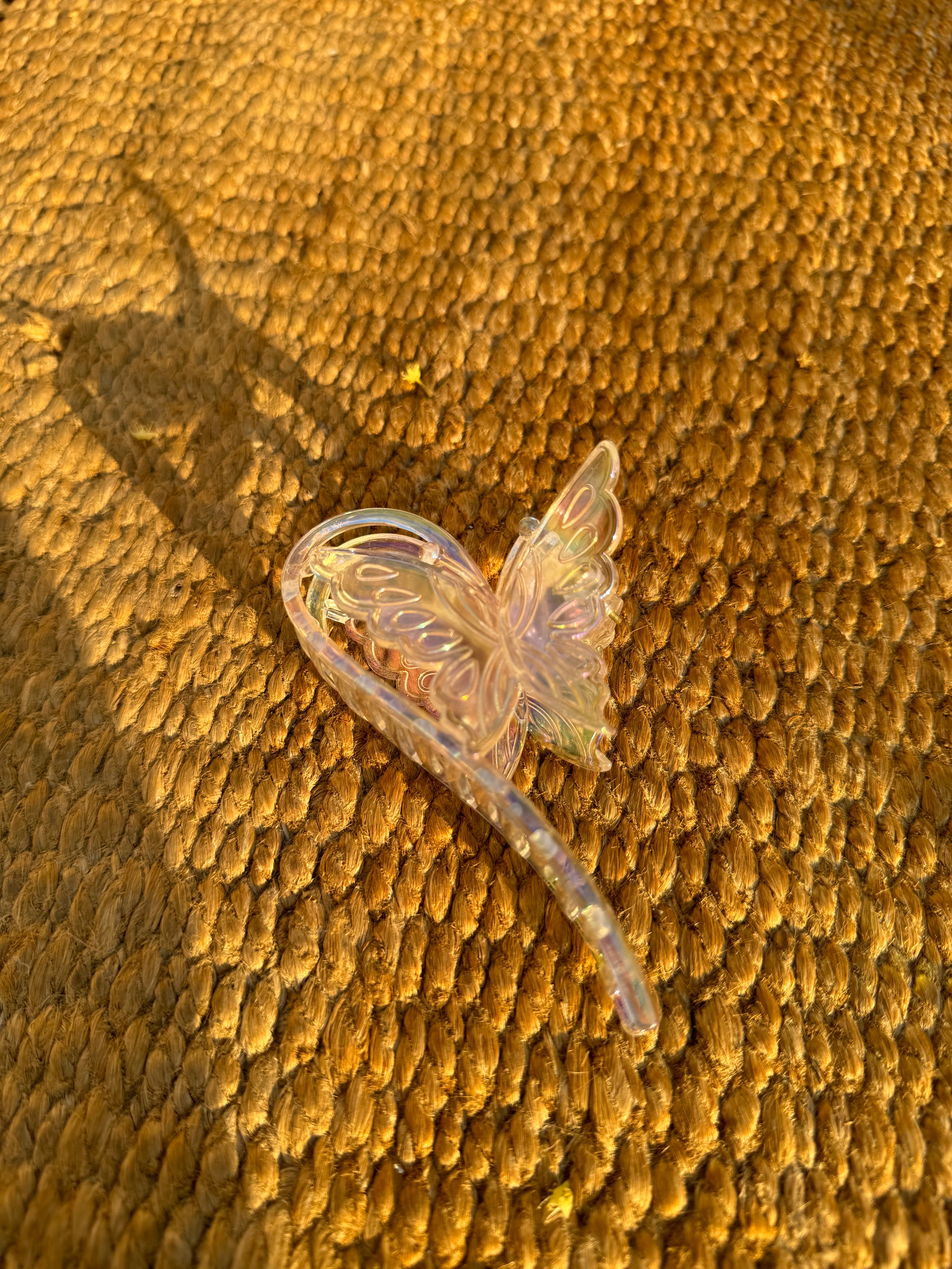 Poppy Iridescent Butterfly Hair Claw Clip