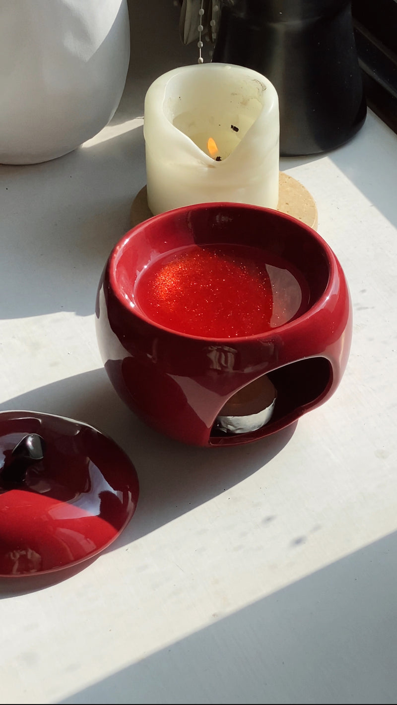 Red Apple Wax Melt Burner