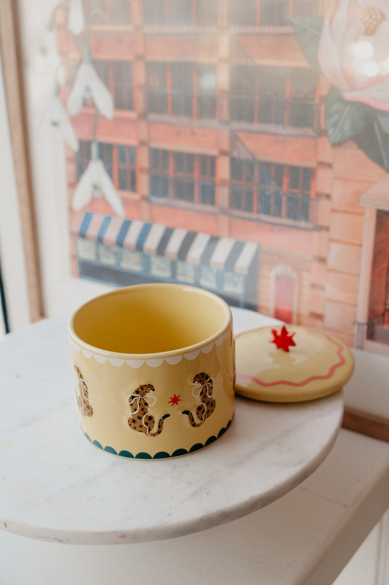 Cinzia Leopard Star Storage Jar