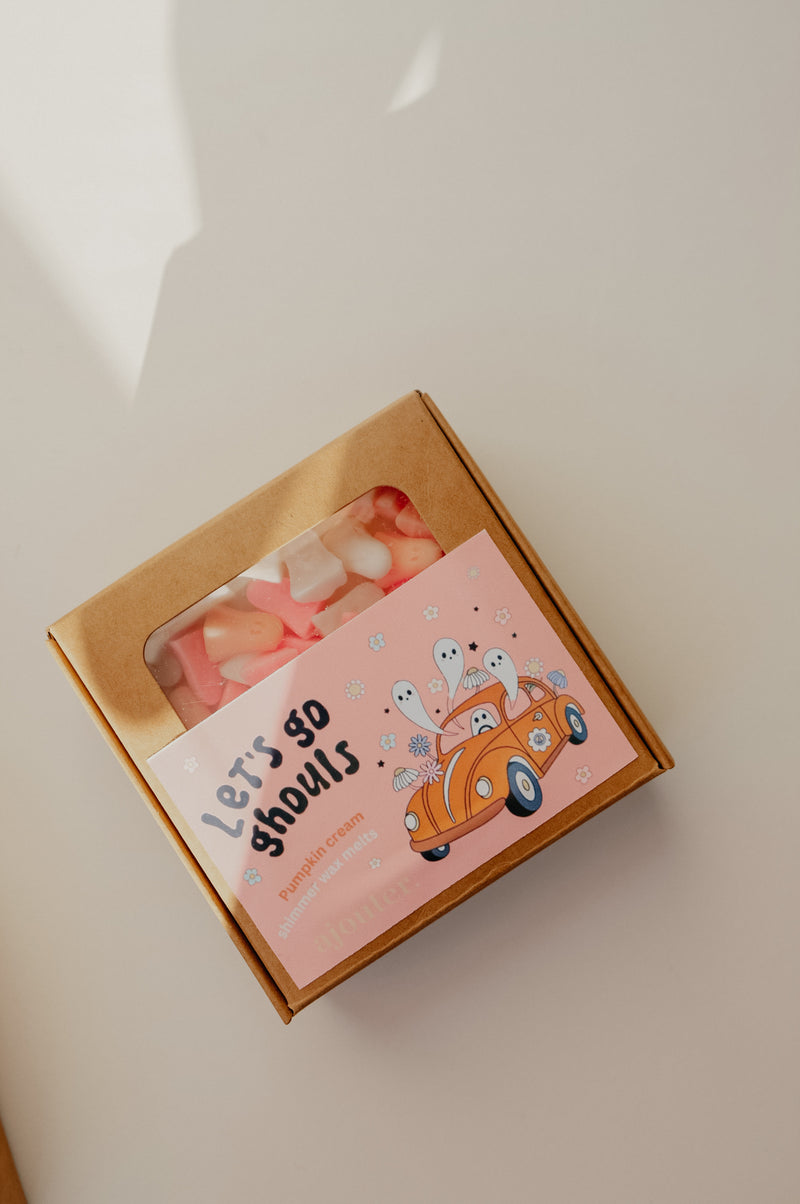 Let’s Go Ghouls Summerween Pumpkin Cream Shimmer Wax Melts