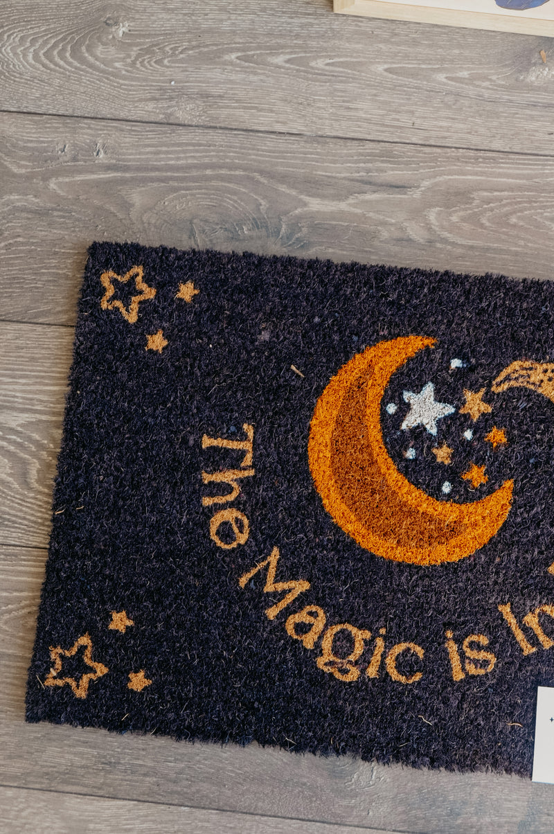 The Magic Is In You Autumn Fall Door Mat