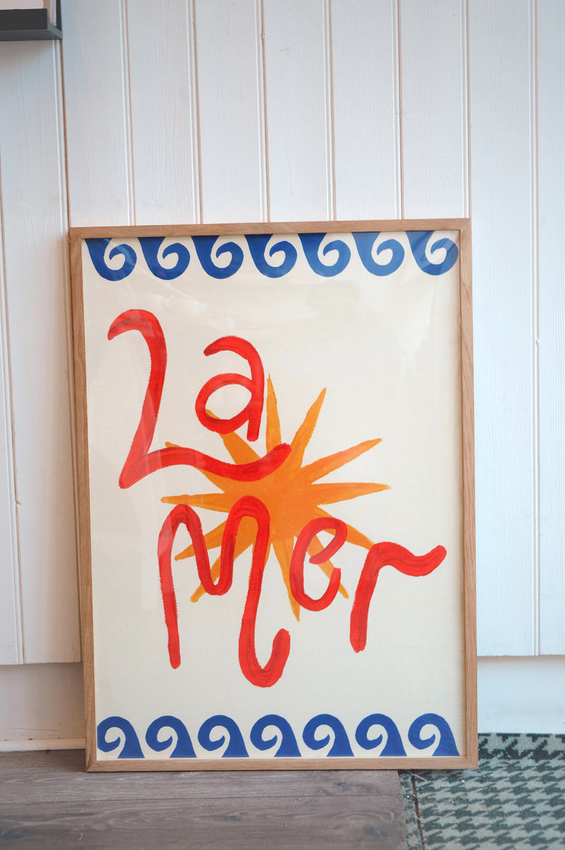 La Mer Beach Sun Print 50cm x 70cm