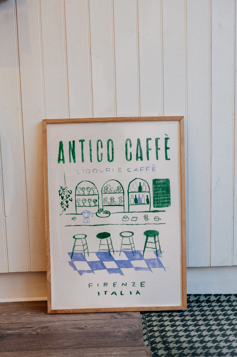 Antico Italian Caffe Print 50cm x 70cm