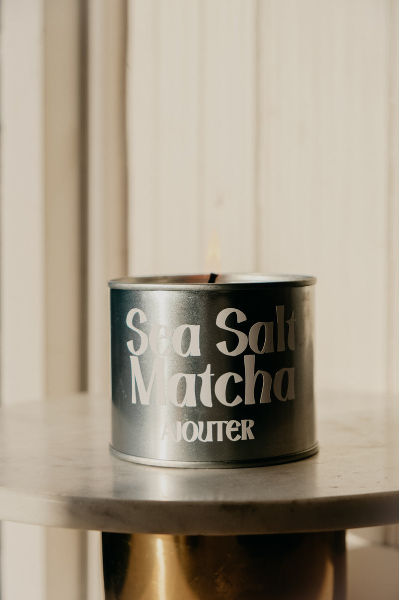 Sage and Sea Salt Matcha Soy Wax Candle