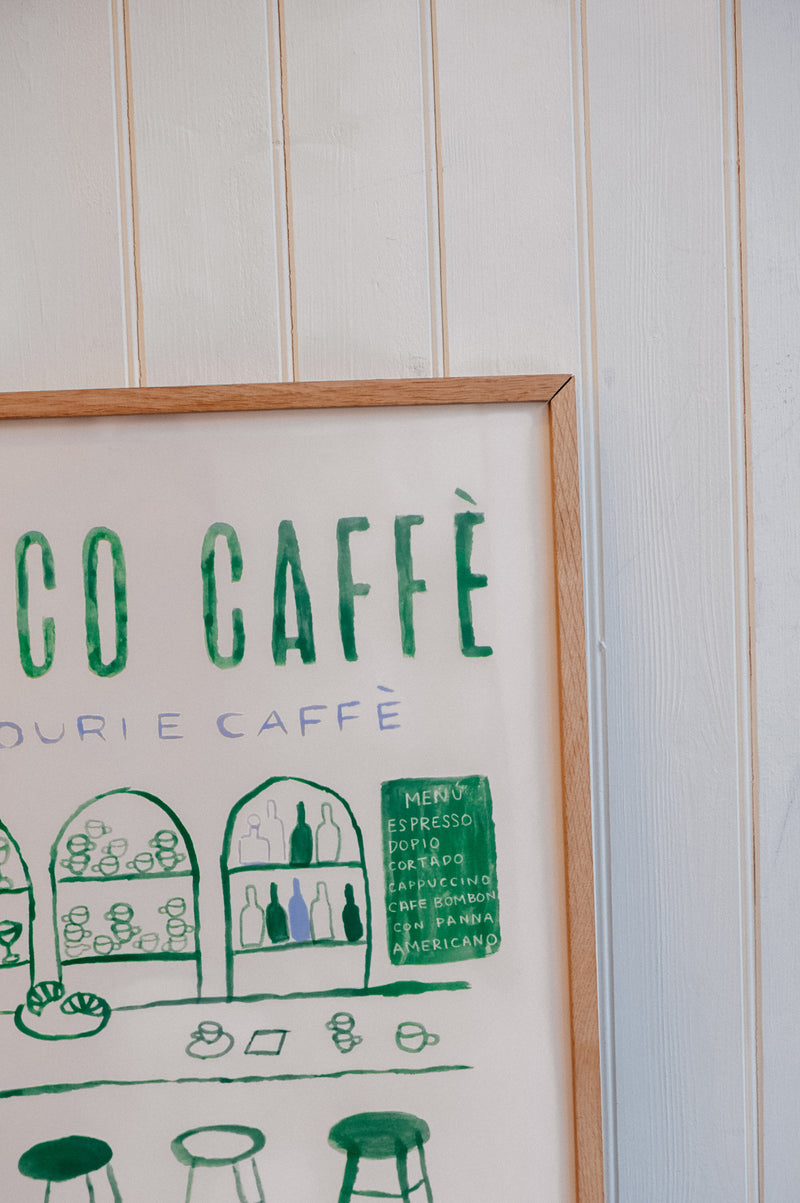 Antico Italian Caffe Print 50cm x 70cm