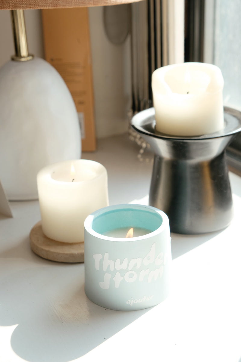 Thunder Storm Rain Soy Wax Candle