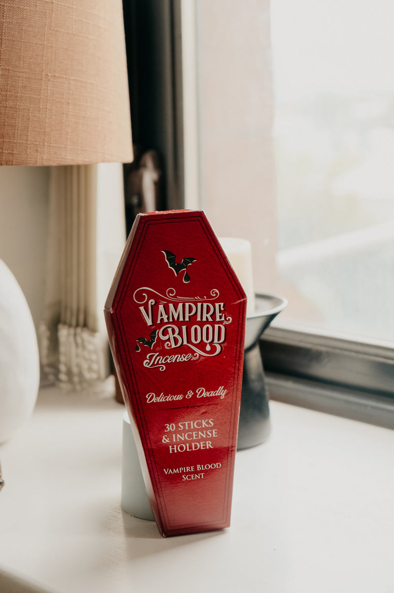 Vampire Blood Incense Sticks and Holder