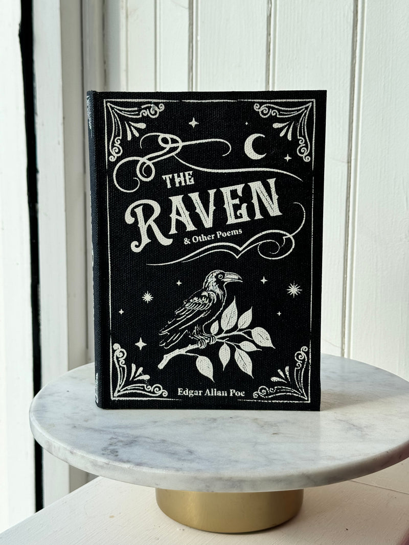 Edgar Allan Poe The Raven Dark Academia Storage Book Decor