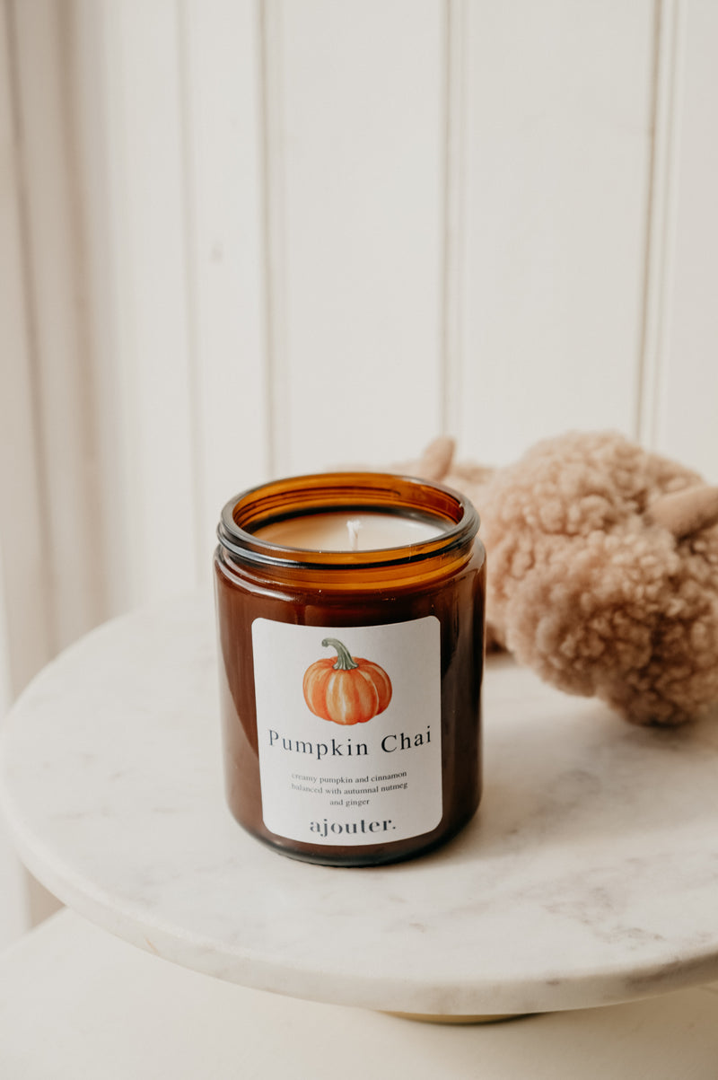 Pumpkin Chai Soy Wax Handmade Candle