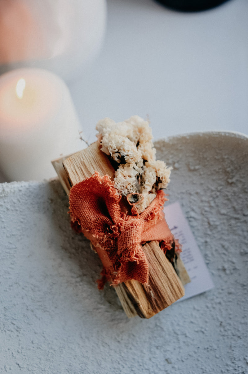 Palo Santo and Dried Flowers Smudge Sage Stick