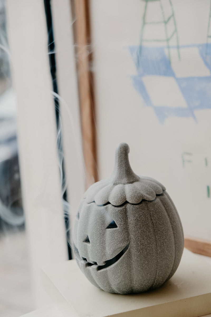 Heidi Grey 3 in 1 Jack-o-Lantern Pumpkin Halloween Wax Melt Burner | Incense Burner | Tealight Holder - 2 sizes