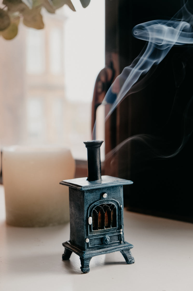 Rustic Stove Incense Burner