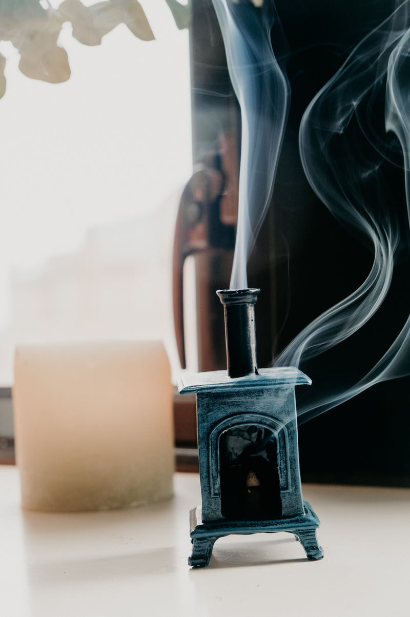 Rustic Stove Incense Burner