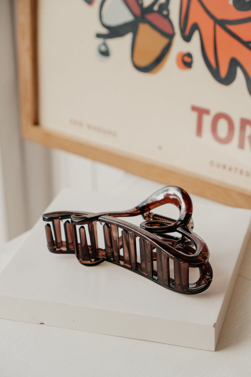 Fran Brown Forever Love Heart Claw Clip