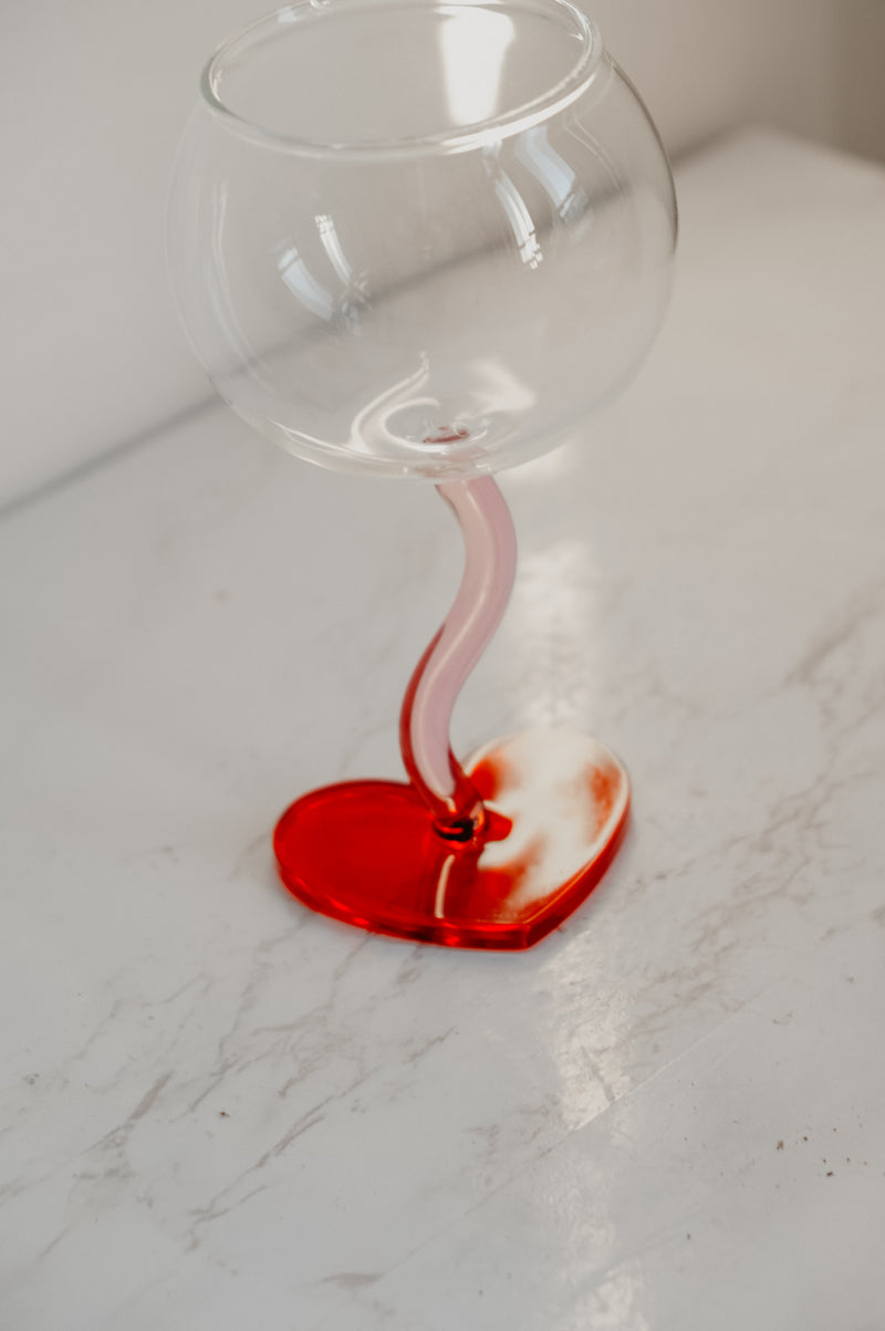 Lana Heart Shaped Cocktail Glass