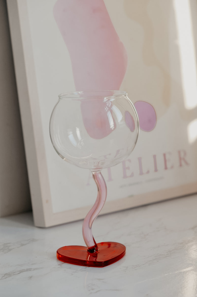 Lana Heart Shaped Cocktail Glass