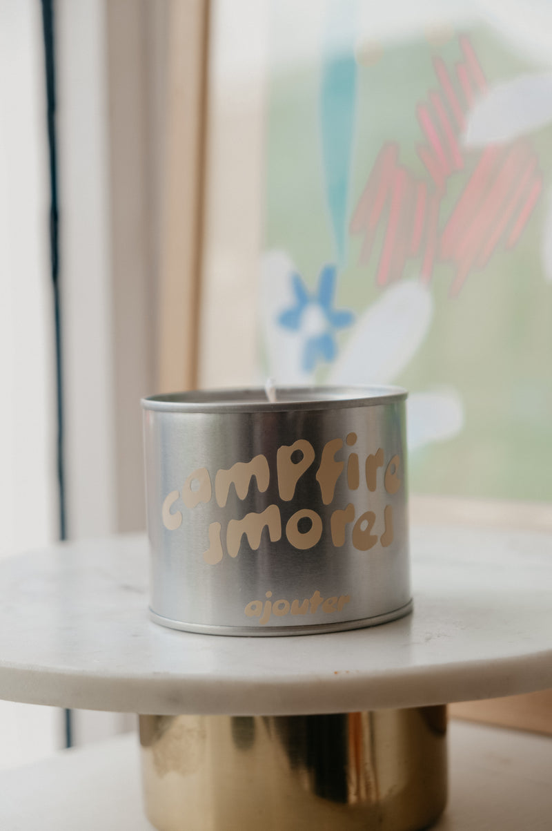 Campfire Smores Autumn Soy Wax Tin Candle
