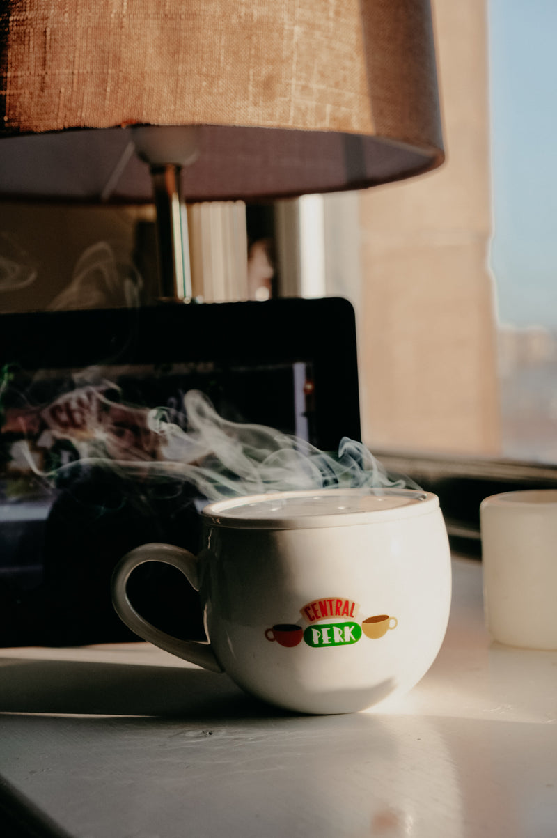 Perk Coffee Inspired 2 in 1 Melt Burner and Incense Burner