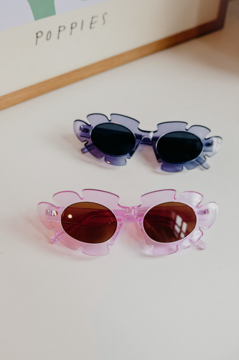 Brooke Flower Shaped Sunglasses