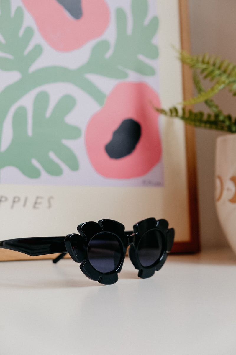 Brooke Flower Shaped Sunglasses