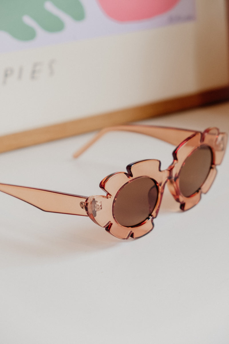 Brooke Flower Shaped Sunglasses