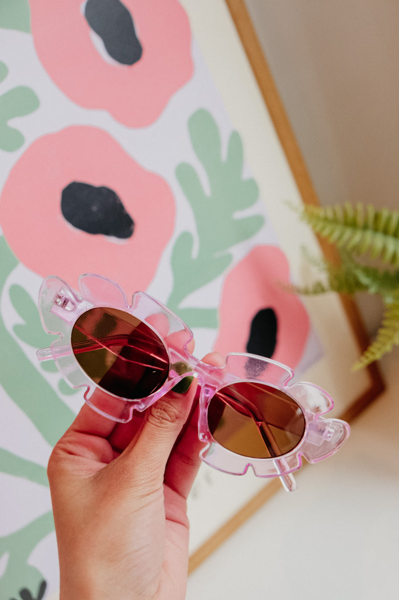 Brooke Flower Shaped Sunglasses