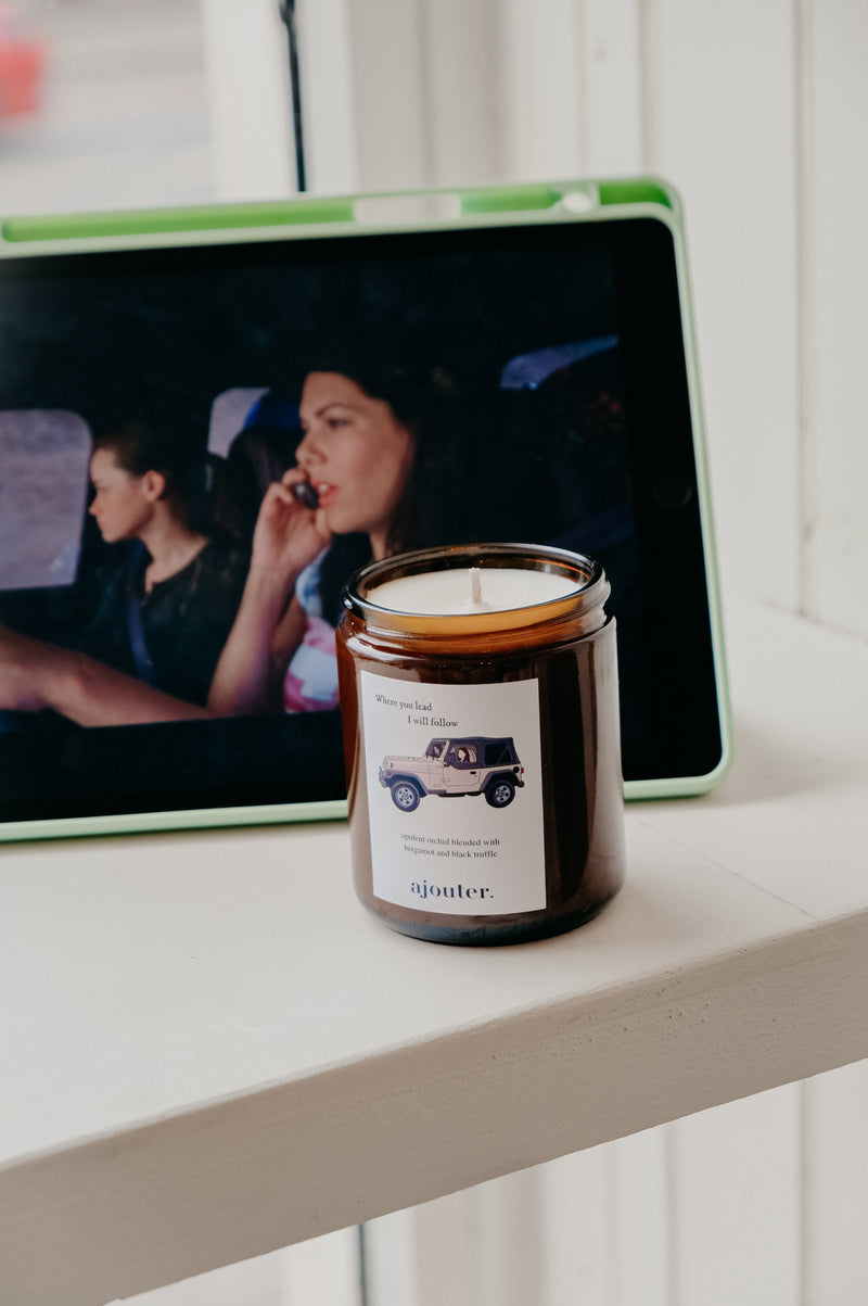 Where you Lead I Will Follow Gilmore Stars Hollow Candle