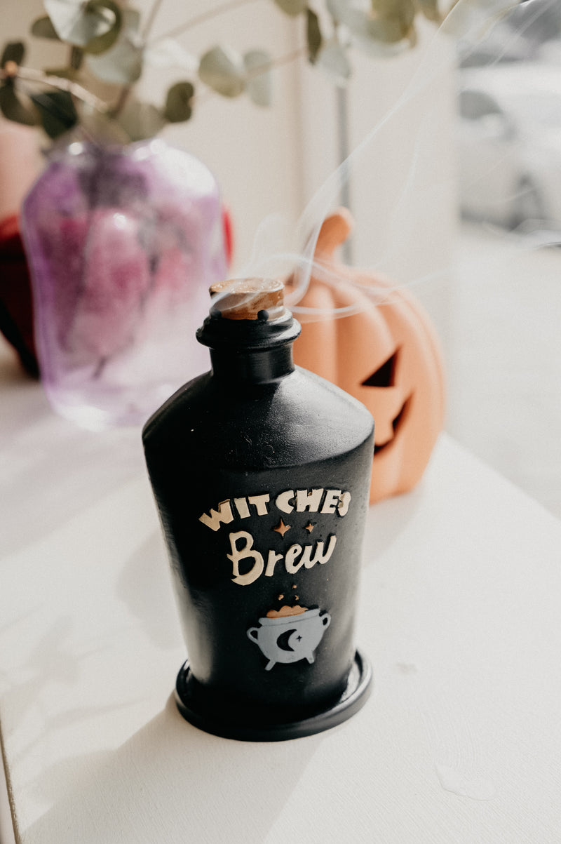 Winnie Witches Brew Autumn Halloween Incense Burner Holder