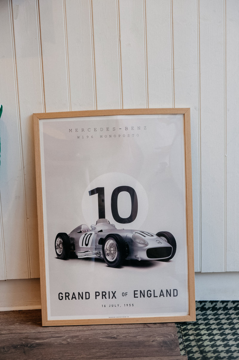 Mercedes Classic F1 Grand Prix Print 50cm x 70cm