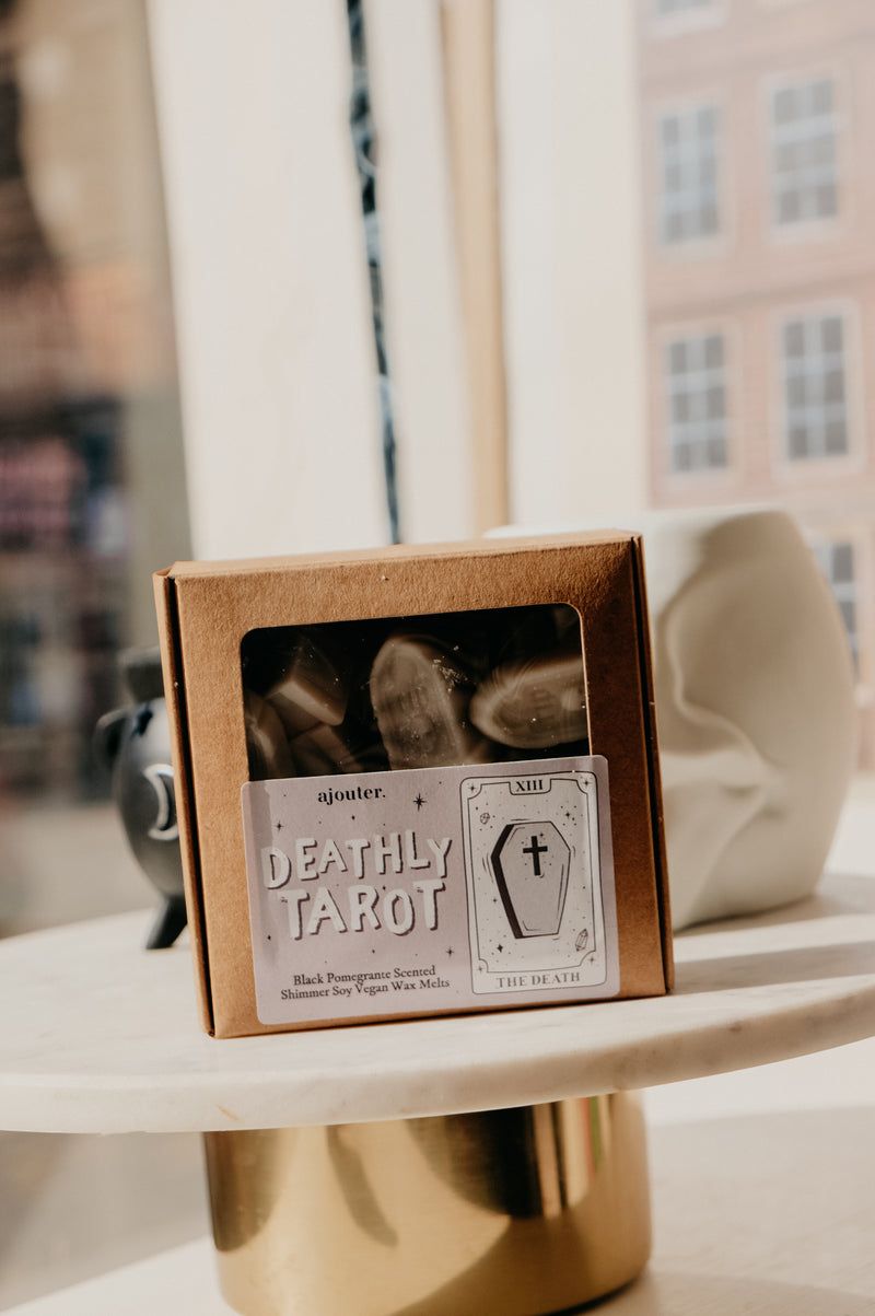 RIP Tombstone Black Pomegranate Halloween Autumn Shimmer Wax Melts