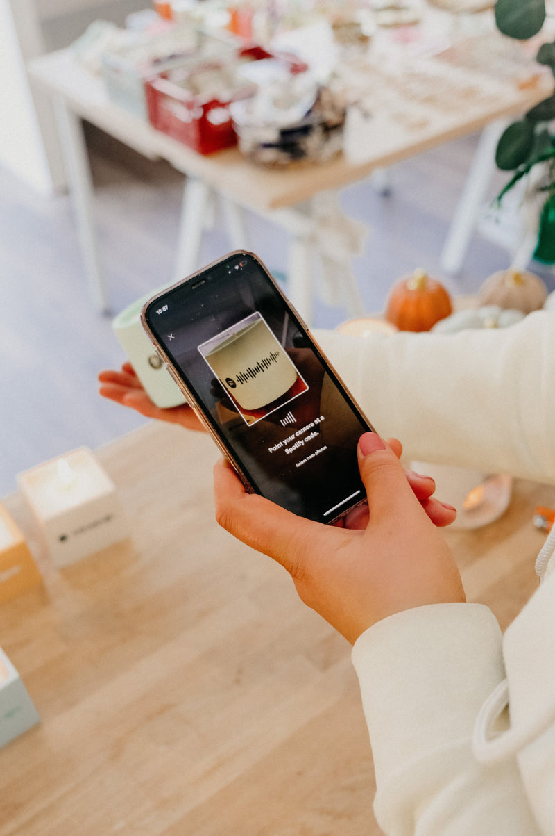 Taylors Version Spotify Personalised Handmade Vegan Soy Wax Candle - select your own colour and scent