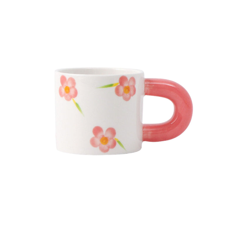 Polli Flower White and Pink XL Mug