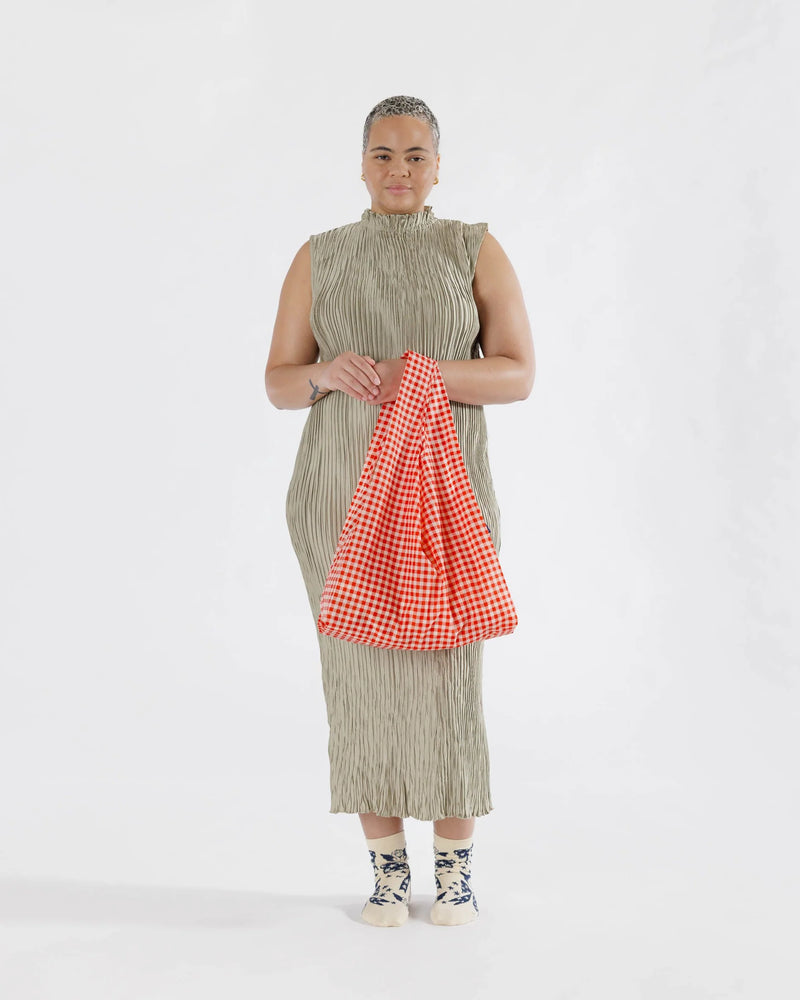 Red Gingham Reusable Shopper Bag