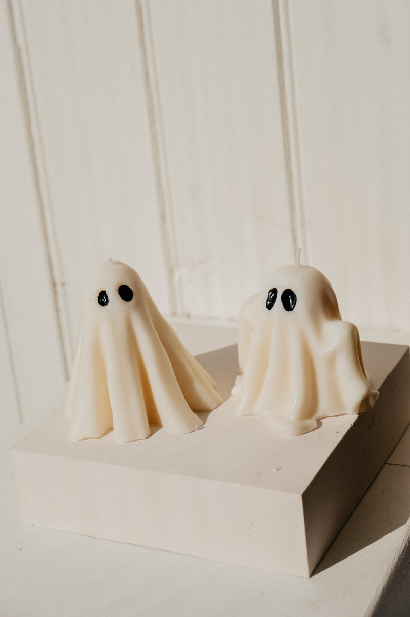 Ghost Halloween Autumn Soy Wax Candle