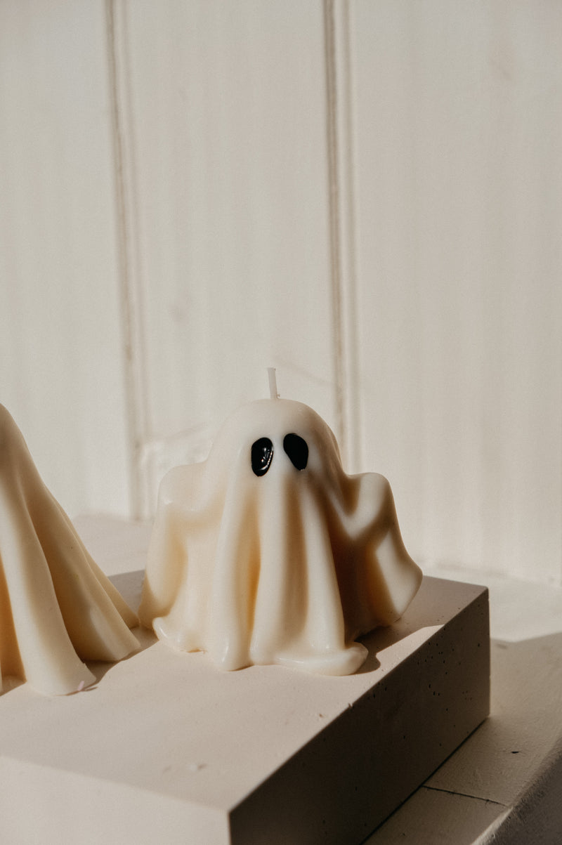 Ghost Halloween Autumn Soy Wax Candle