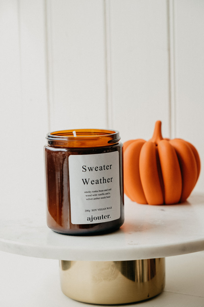 Sweater Weather Autumn Soy Wax Candle