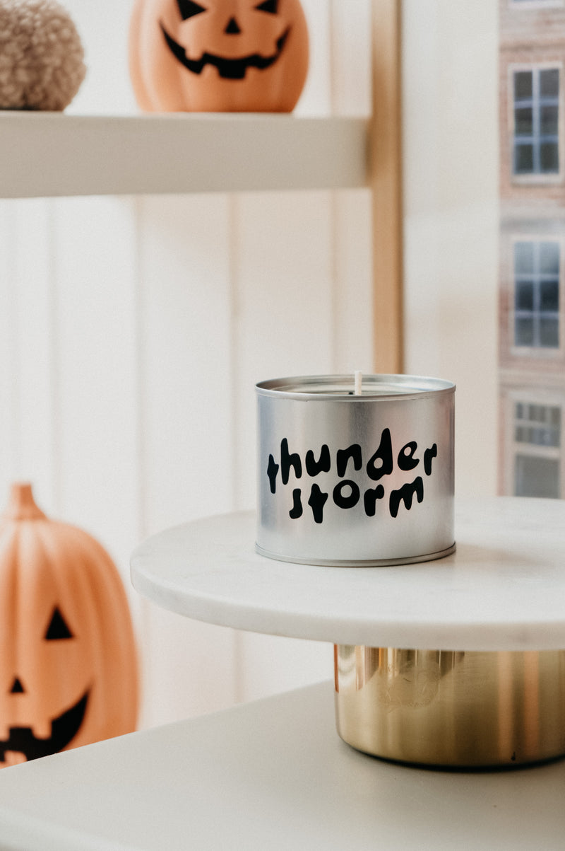 Thunder Storm Rain Autumn Soy Candle