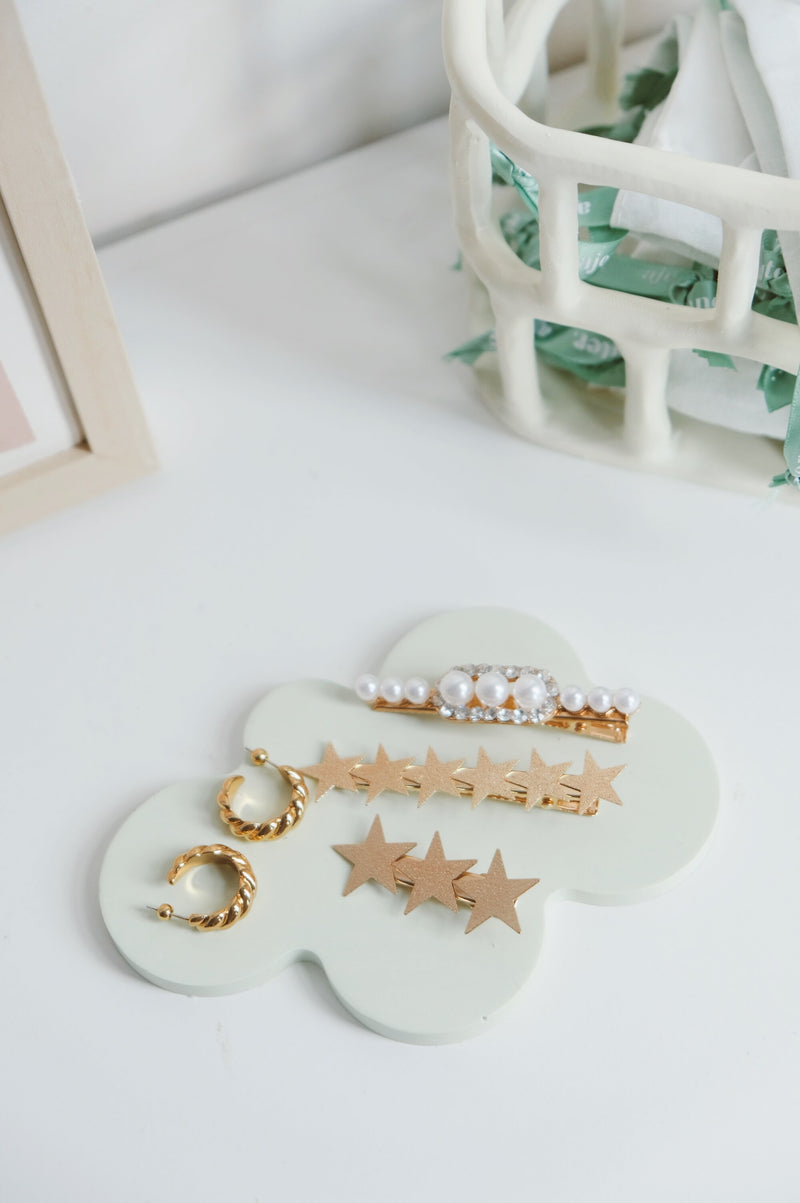 Meline Cloud Trinket Dish Plate Handmade Trinket Tray Dish - Personalisation Available