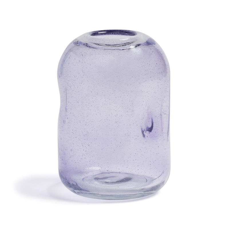 Flor Squeeze Lilac Glass Vase