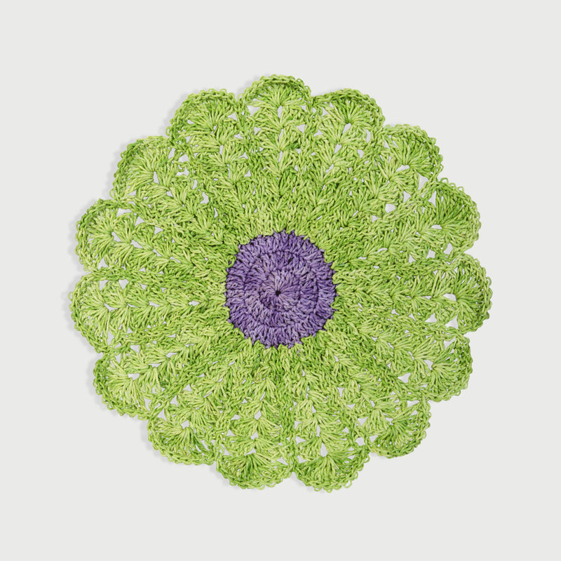 Sailena Daisy Crotchet Table Placemats - 4 colours available