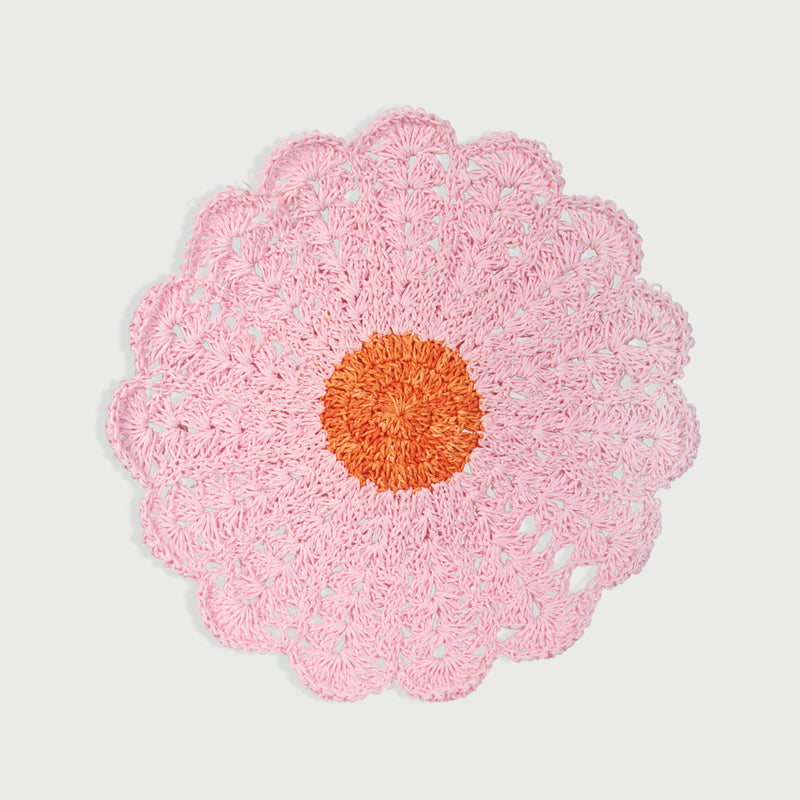 Sailena Daisy Crotchet Table Placemats - 4 colours available