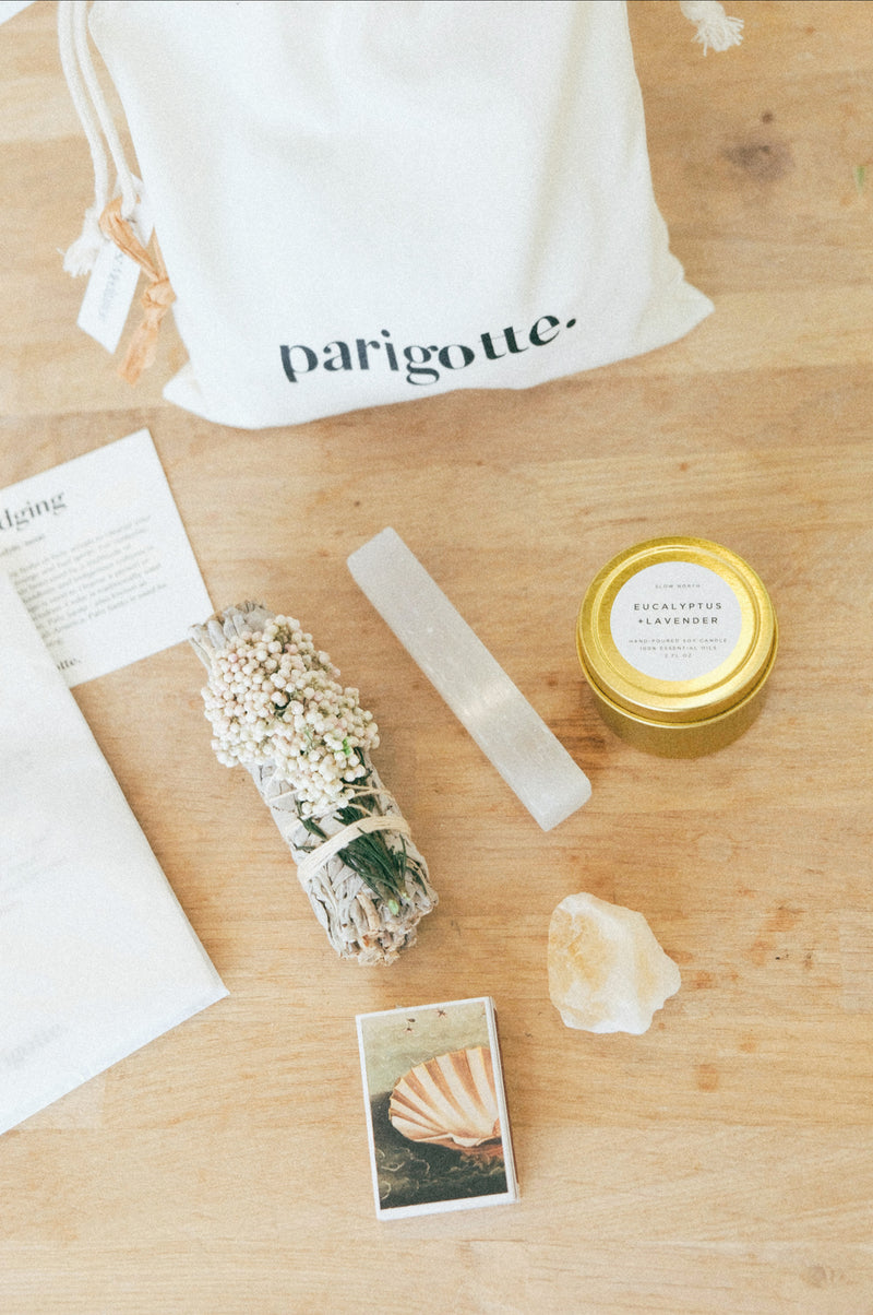 Law of Attraction Sage, Manifest Guide and Notebook Ritual Kit