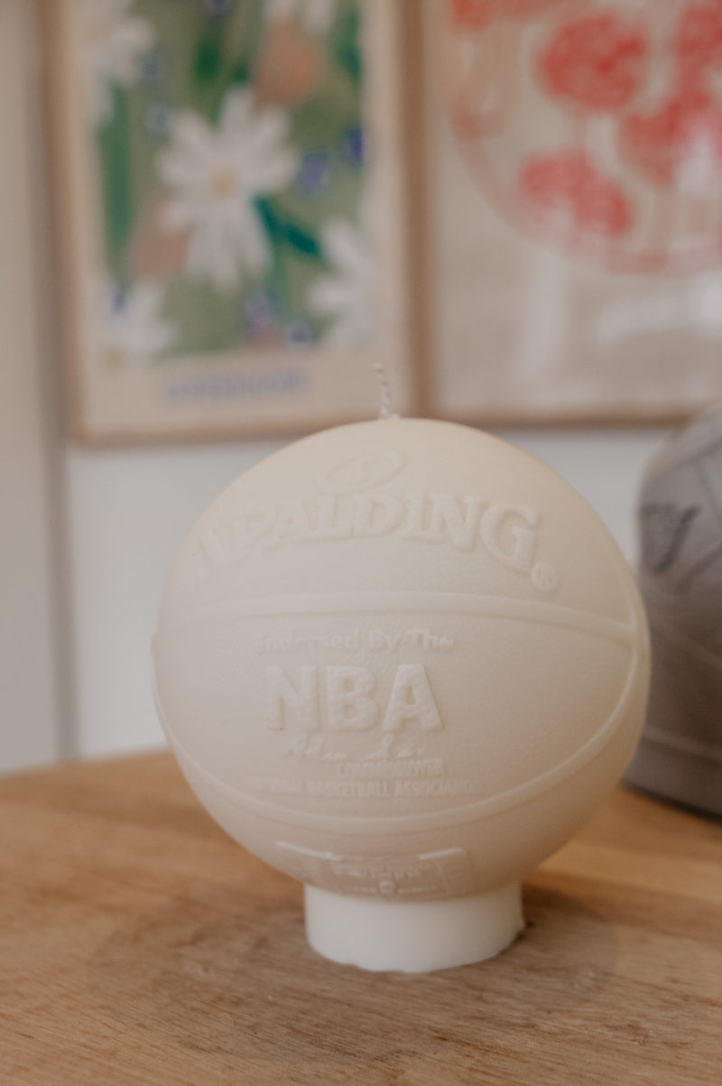 Basketball Aesthetic Candle Handmade Soy Wax