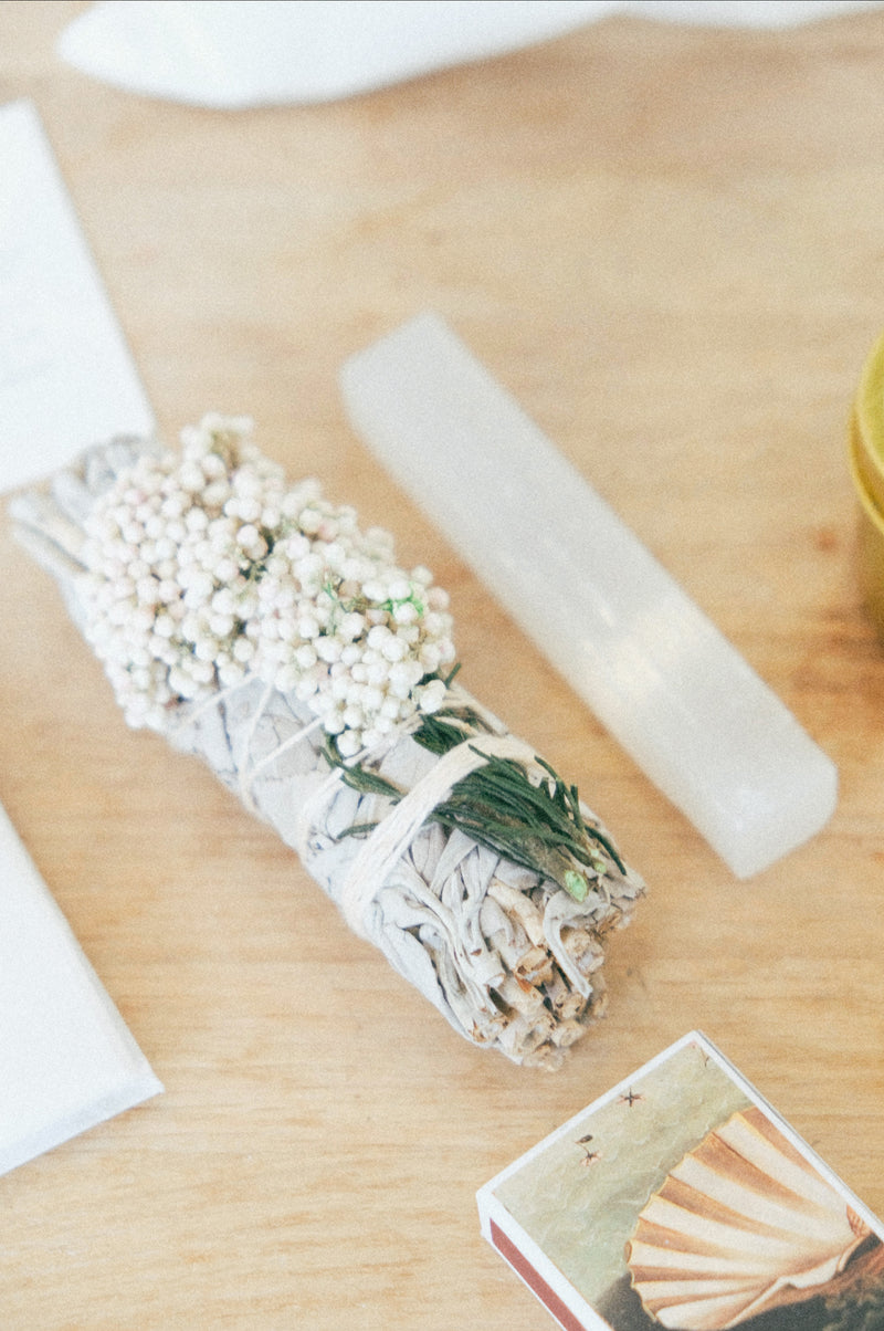 Law of Attraction Sage, Manifest Guide and Notebook Ritual Kit