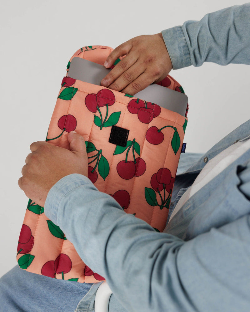 Cherry Puffy Laptop Sleeve
